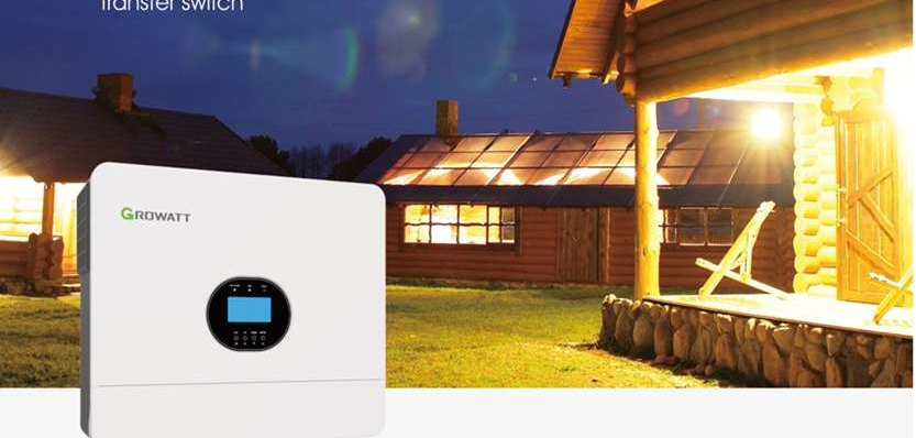 Instalación fotovoltaica residencial con inversor Growatt